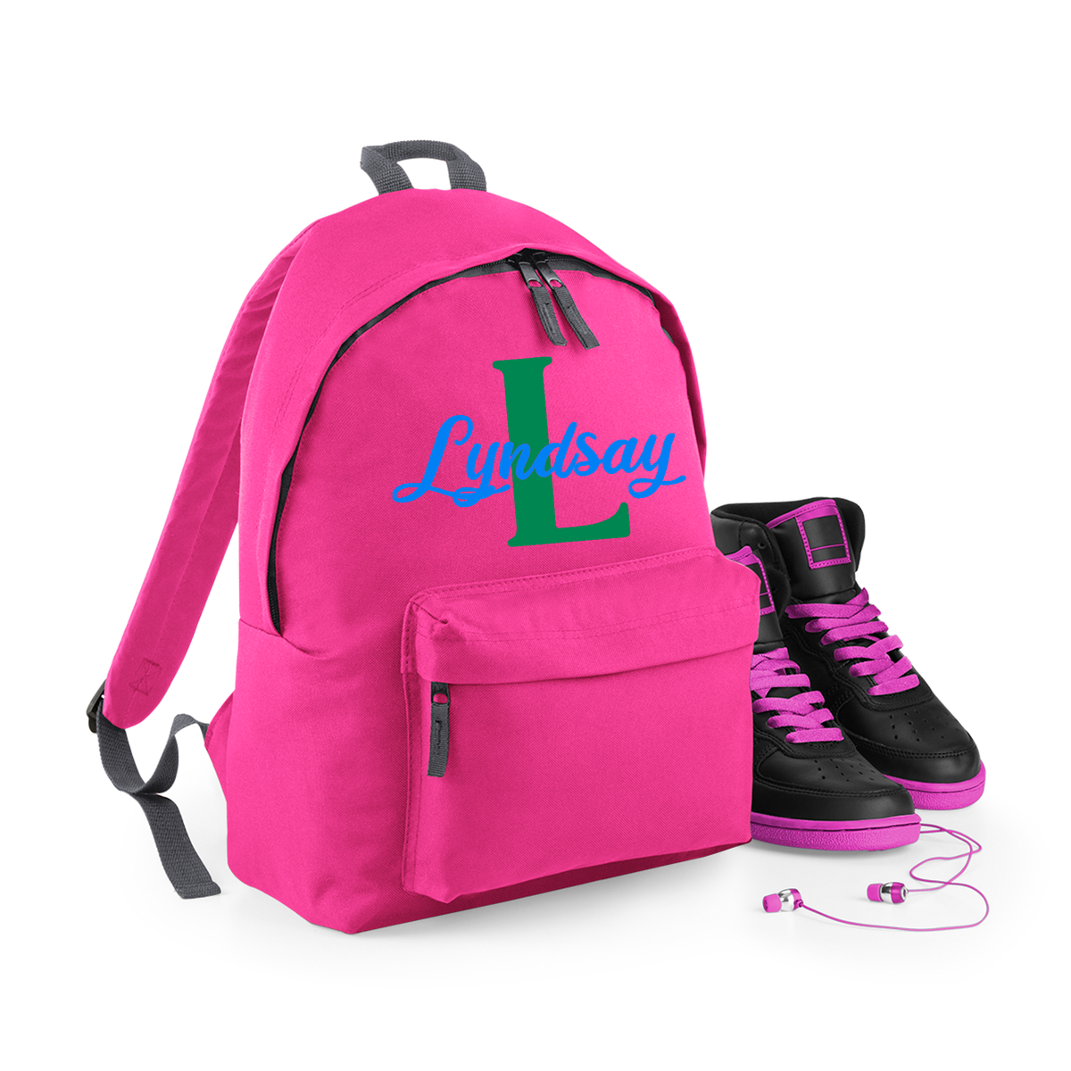 Personalised Name & Initial Backpack for Kids
