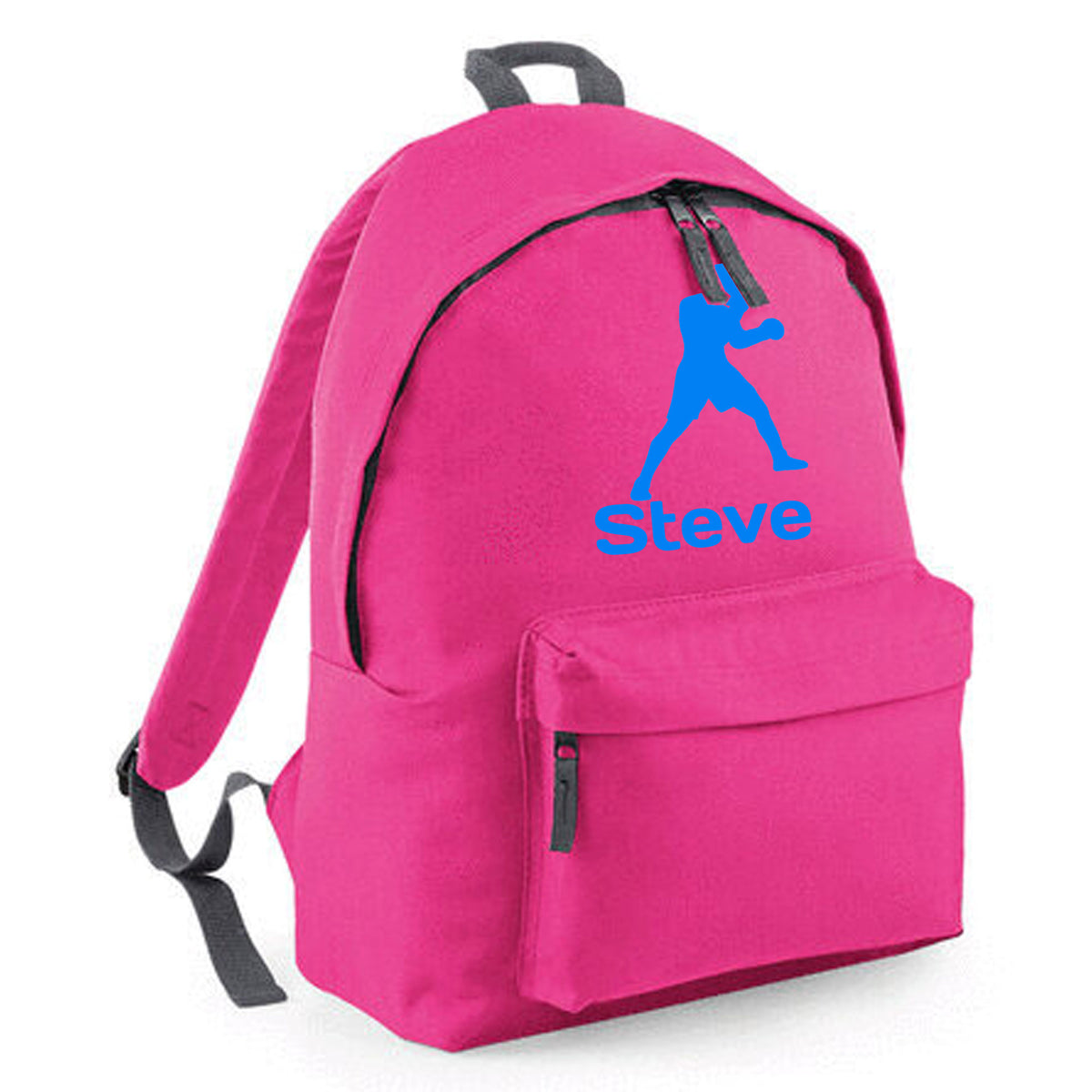 Personalised Boxer Design Backpack | Kids School Bag with Name