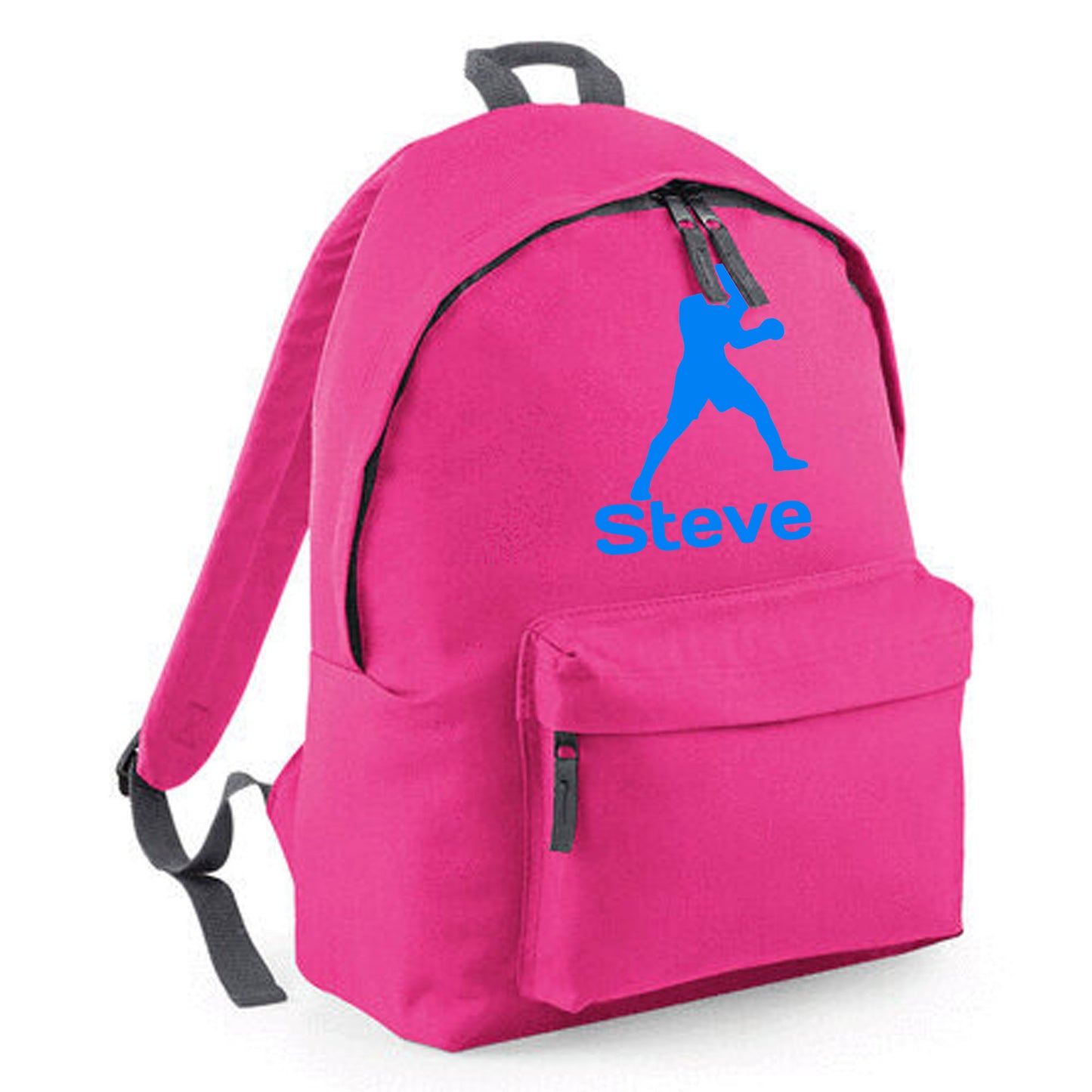 Personalised Boxer Design Backpack, Kids Rucksack Bag with Name