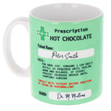 Personalised Prescription Hot Chocolate Ceramic Mug – Funny Gift for Hot Chocolate Lovers