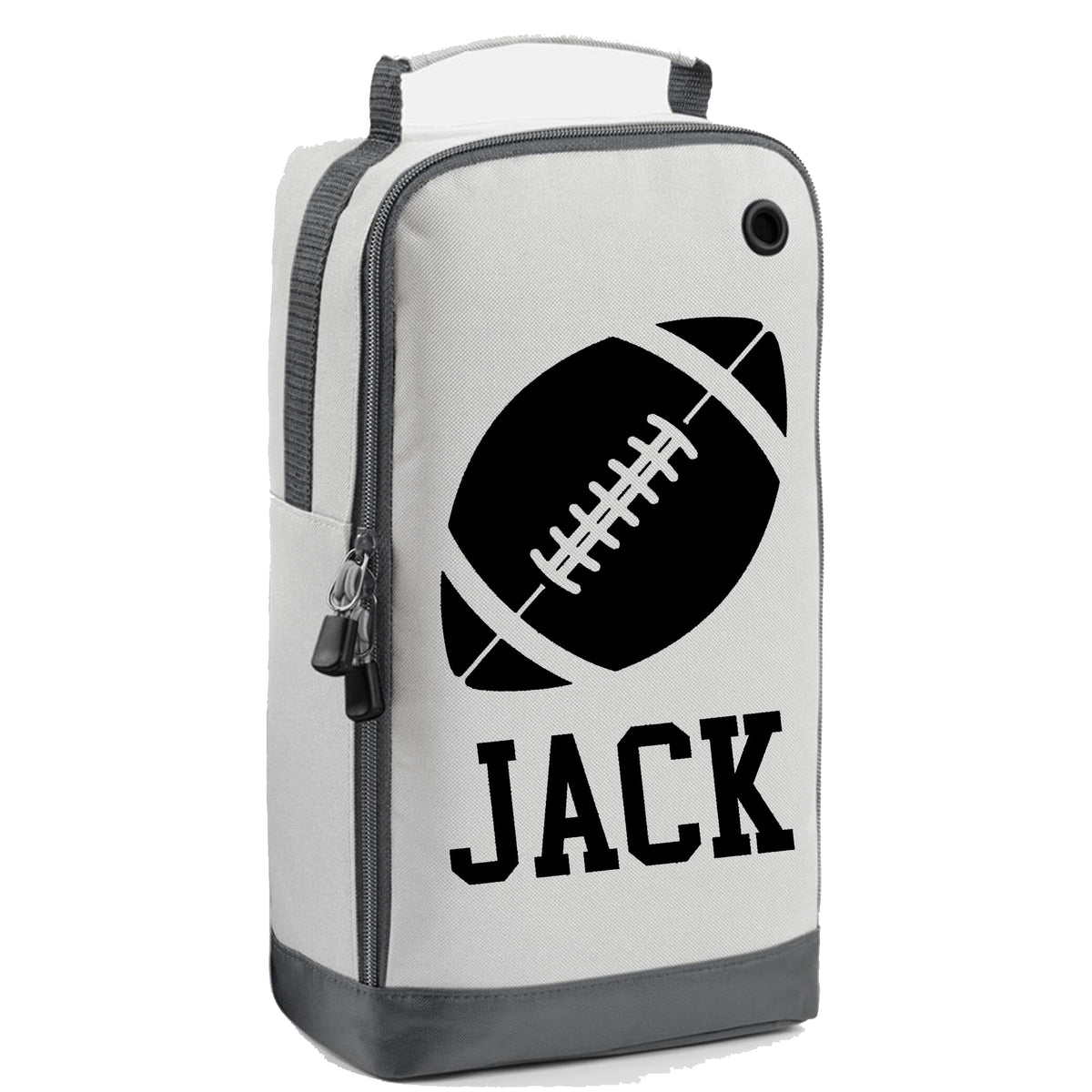 Rugby Boot Bag or Shoe Bag – Personalised with Name | Rugby Ball Design