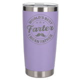 Best Farter I Mean Father Engraved Travel Mug for Dad