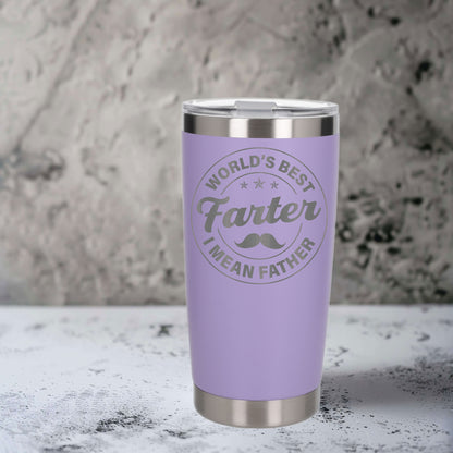 Personalised Best Farter I Mean Father Thermal Cup for Birthday Present