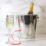Personalised Prosecco Glass Gift with Engraved Prescription