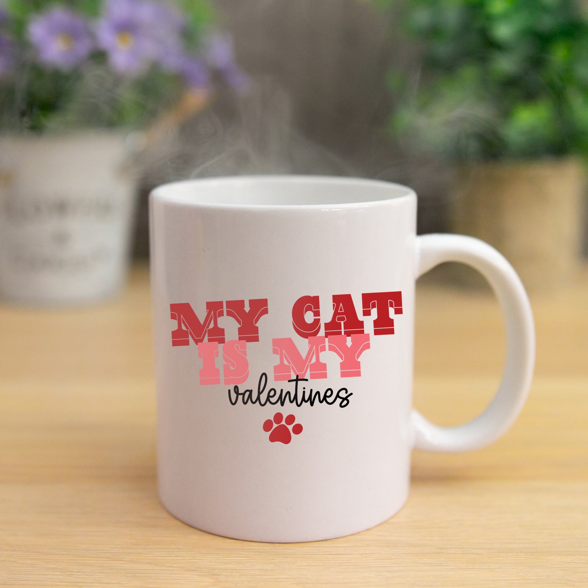 My Cat Is My Valentines Mug and/or Coaster Gift  - Always Looking Good -   