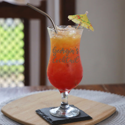 Engraved Personalised Cocktail Filled Occasion Pina Colada Glass  - Always Looking Good -   