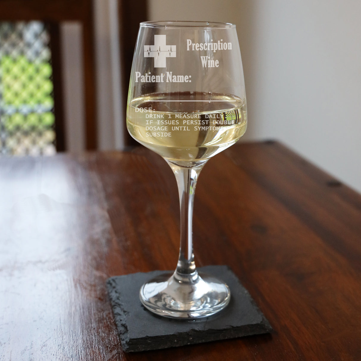 Funny Personalised Engraved Prescription Wine Glass For Wine Lovers  - Always Looking Good -   