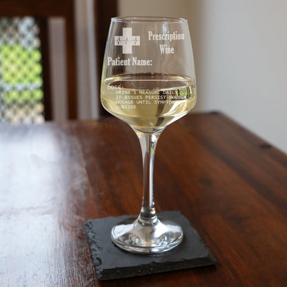 Funny Personalised Engraved Prescription Wine Glass For Wine Lovers  - Always Looking Good -   