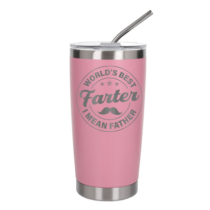 Personalised Best Farter I Mean Father Thermal Cup for Birthday Present