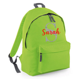 Personalised Name & Initial Backpack for Kids