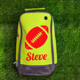 Rugby Boot Bag or Shoe Bag – Personalised with Name | Rugby Ball Design