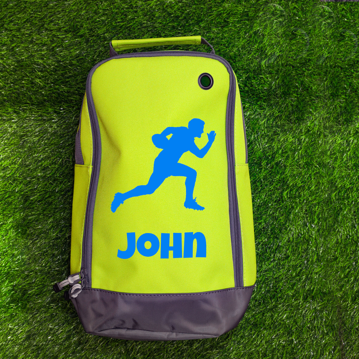 Rugby Boot Bag or Shoe Bag – Personalised with Name | Rugby Player Design