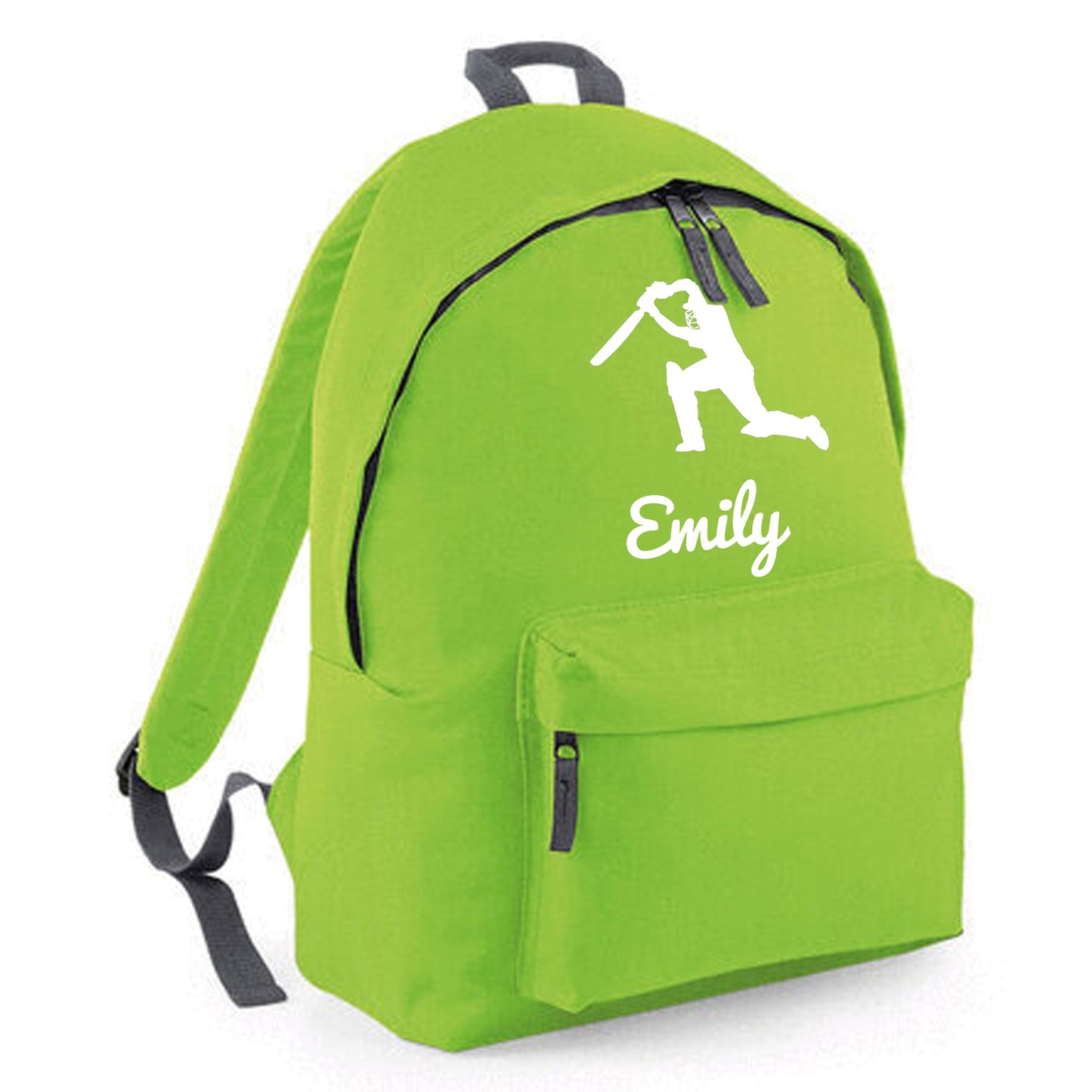 Personalised Cricket Backpack, Kids Rucksack with Name & Design