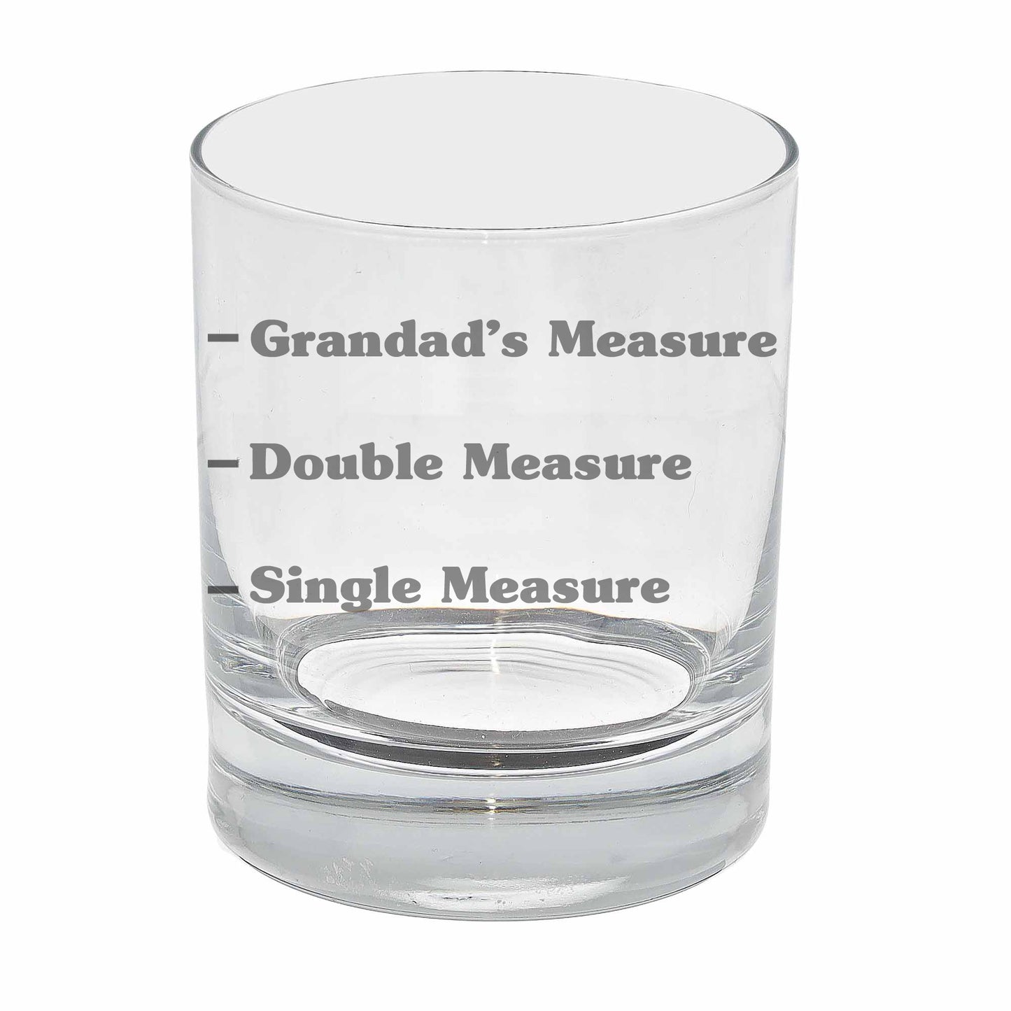 Personalised Whisky Measures Engraved Whisky Glass