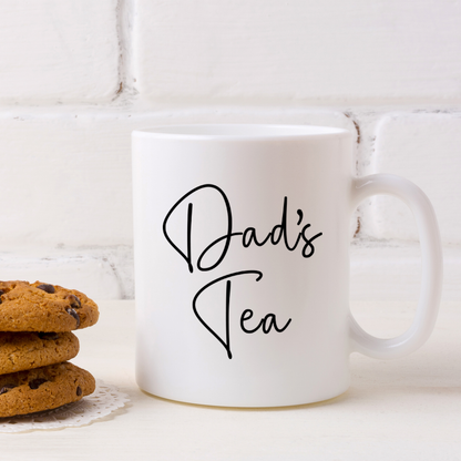 Personalised Engraved Dad’s Tea & Biscuit Board with Optional Mug