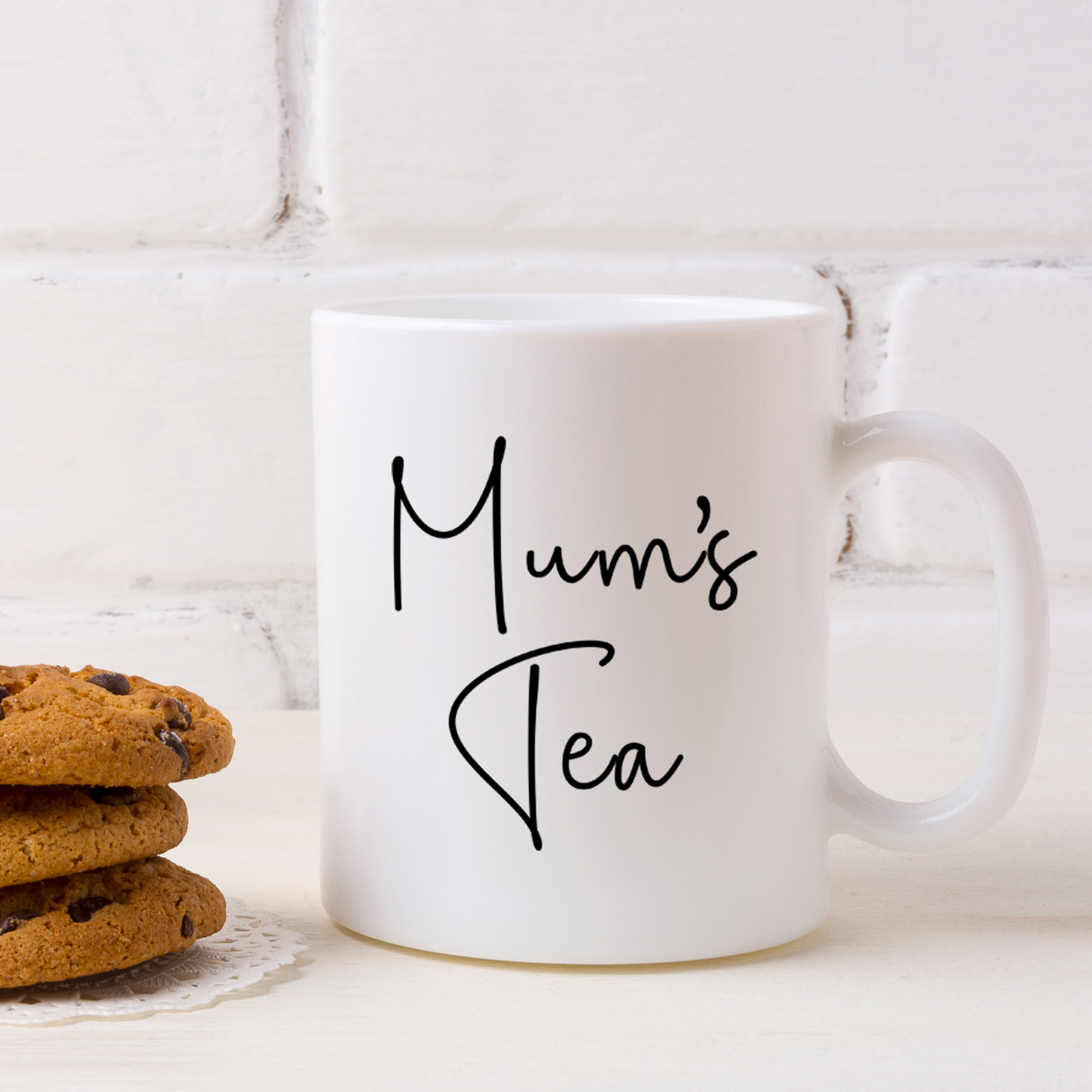 Personalised Mum's Tea & Biscuit Engraved Board with Optional Mug