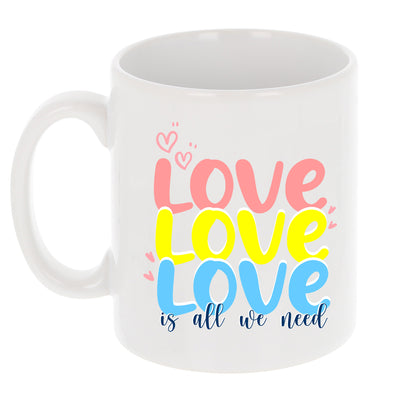 Love Is All We Need Mug and/or Coaster Gift  - Always Looking Good -   