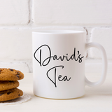 Personalised Tea & Biscuit Engraved Board with Optional Mug