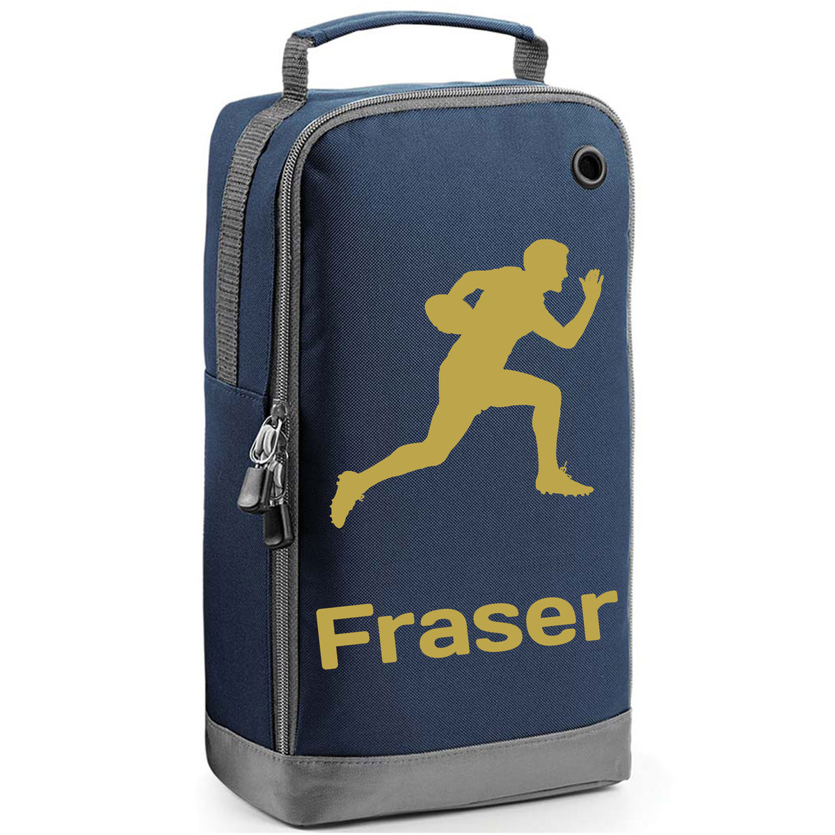 Rugby Boot Bag or Shoe Bag – Personalised with Name | Rugby Player Design