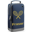 "Personalised Tennis Bag For Shoe with Design & Name
" - Always Looking Good - Navy  