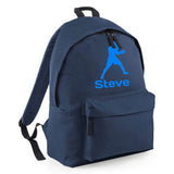 Personalised Boxer Design Backpack | Kids School Bag with Name