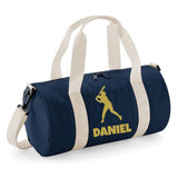 Personalised Baseball Barrel Bag | Kids Sports Holdall with Name