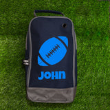 Rugby Boot Bag or Shoe Bag – Personalised with Name | Rugby Ball Design