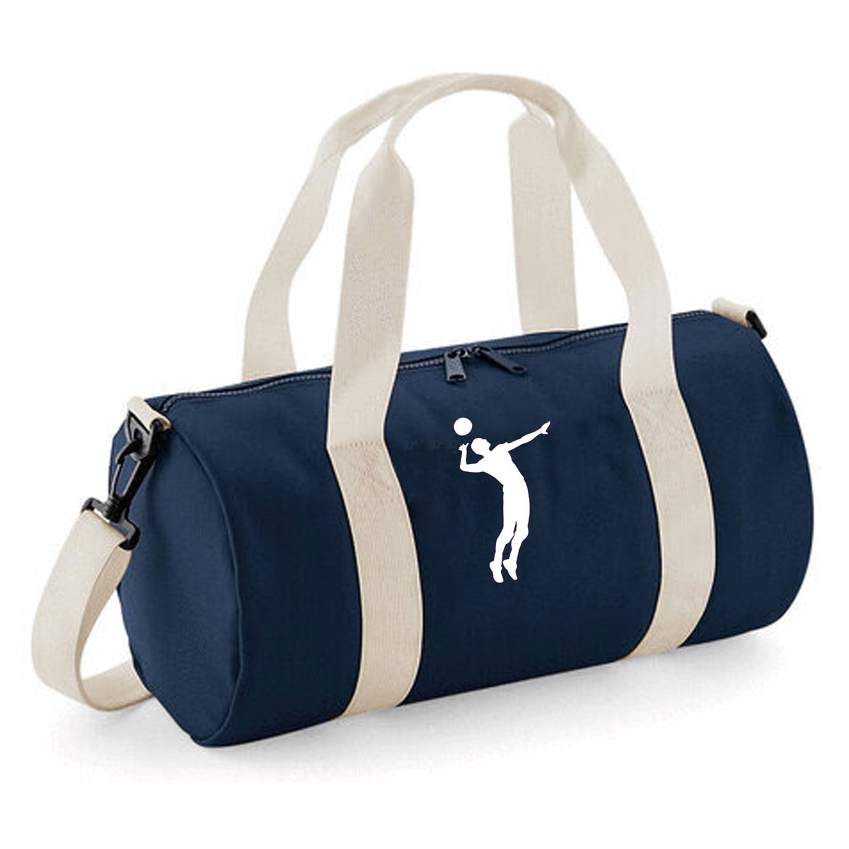 Personalised Volleyball Barrel Bag | Kids Sports Holdall with Name