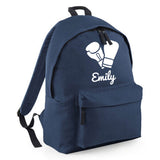 Personalised Boxing Gloves Backpack | Kids School Bag with Name