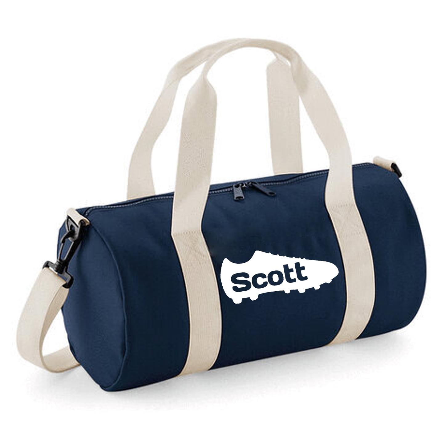 Personalised Football Boot Barrel Bag - Lightweight Holdall for Kid