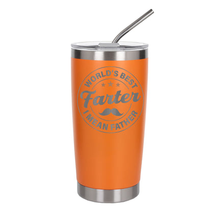Personalised Best Farter I Mean Father Thermal Cup for Birthday Present