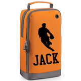 Rugby Boot Bag or Shoe Bag – Personalised with Name | Rugby Player Front-On Design
