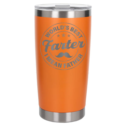 Personalised Best Farter I Mean Father Thermal Cup for Birthday Present