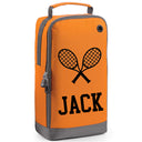 Personalised Tennis Bag For Shoe with Design & Name - Always Looking Good - Orange  