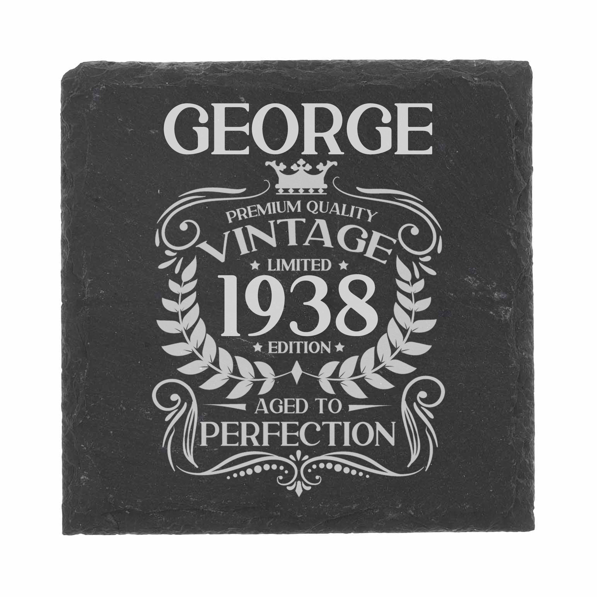 Personalised Vintage 1938 Mug and/or Coaster  - Always Looking Good -   