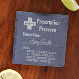 Personalised Prosecco Glass Gift with Engraved Prescription