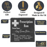 Personalised Rum Glass with  Engraved Prescription - Always Looking Good -   