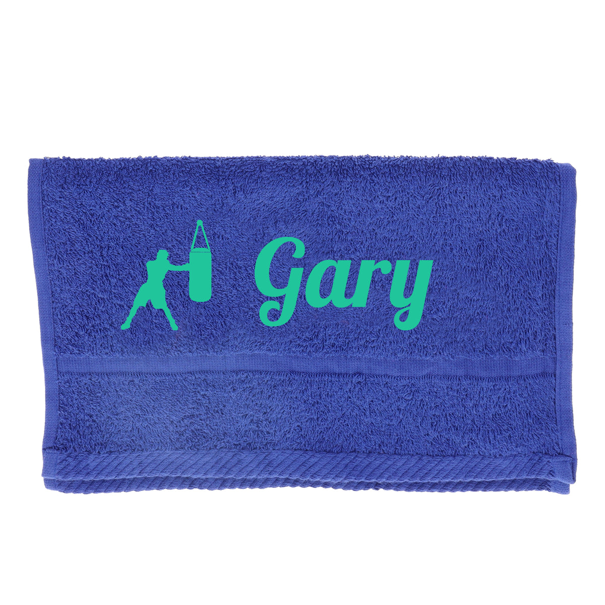 Personalised Boxing Gym Towel – Embroidered with Name | Choice of Design