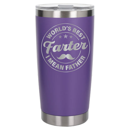 Personalised Best Farter I Mean Father Thermal Cup for Birthday Present