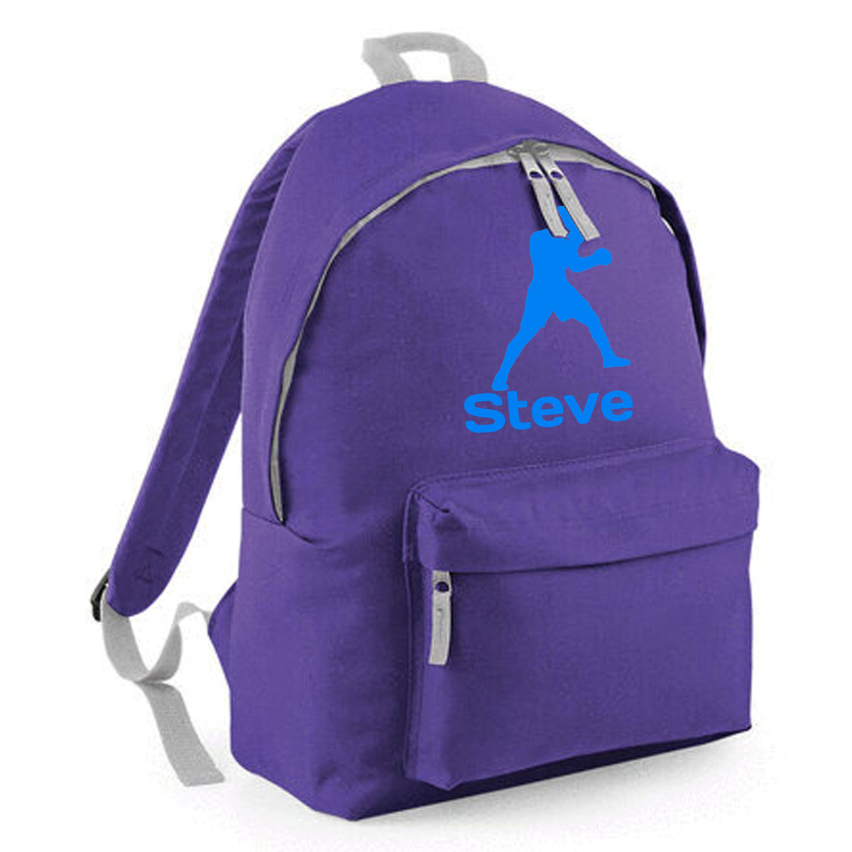 Personalised Boxer Design Backpack | Kids School Bag with Name
