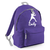 Personalised Boxer Design Backpack | Kids School Bag with Name