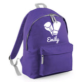 Personalised Boxing Gloves Backpack | Kids School Bag with Name