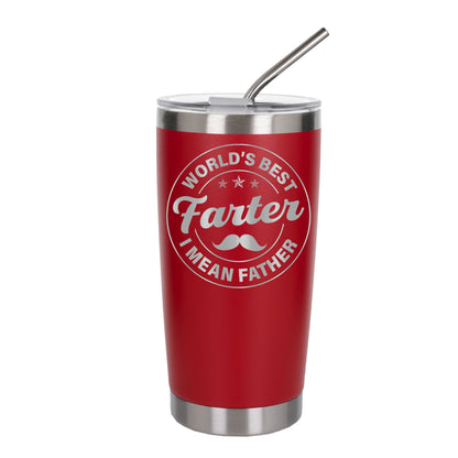 Personalised Best Farter I Mean Father Thermal Cup for Birthday Present