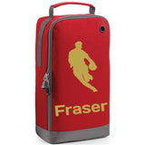 Rugby Boot Bag or Shoe Bag – Personalised with Name | Rugby Player Front-On Design
