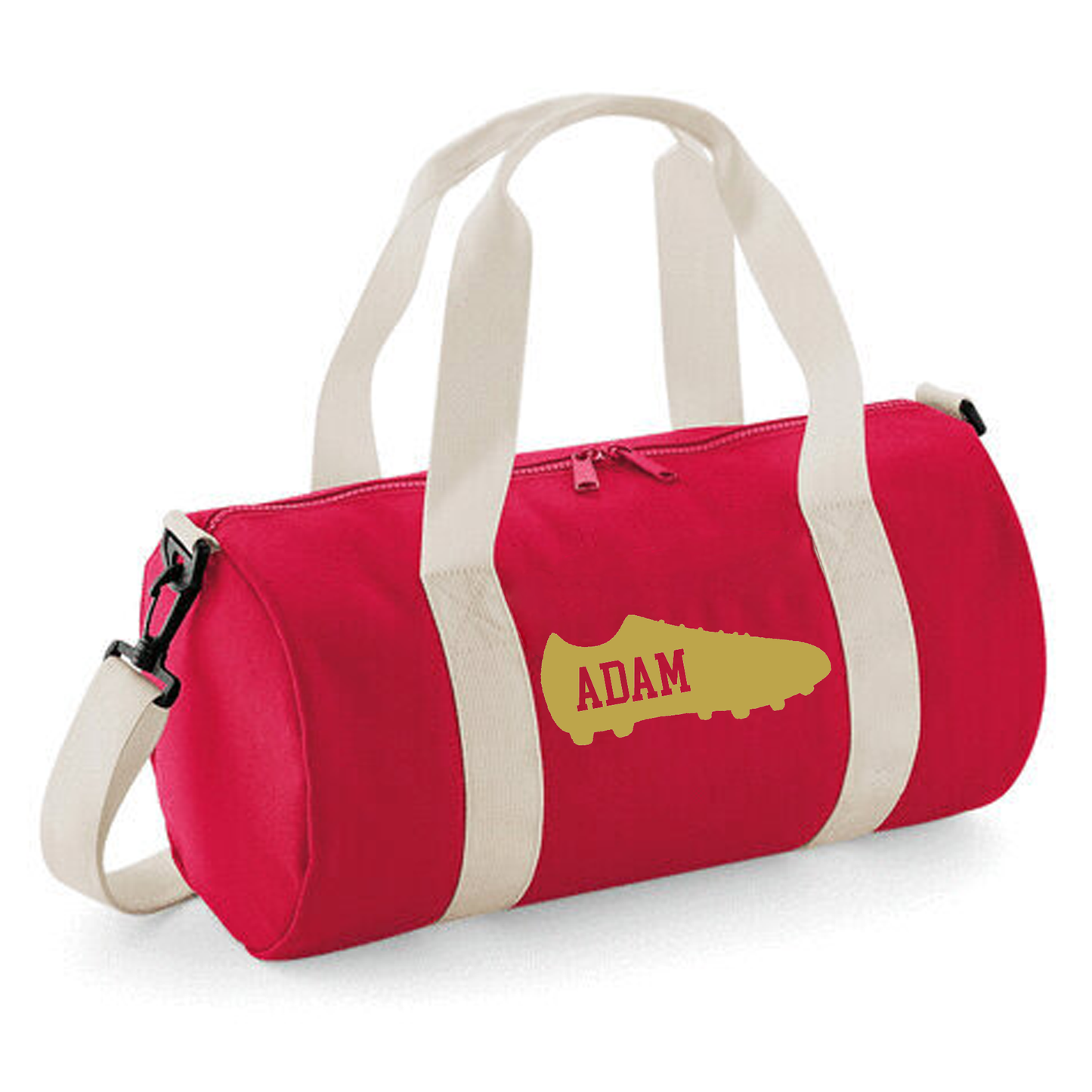 Personalised Football Boot Barrel Bag - Lightweight Holdall for Kid