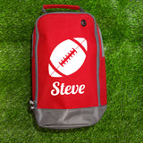 Rugby Boot Bag or Shoe Bag – Personalised with Name | Rugby Ball Design