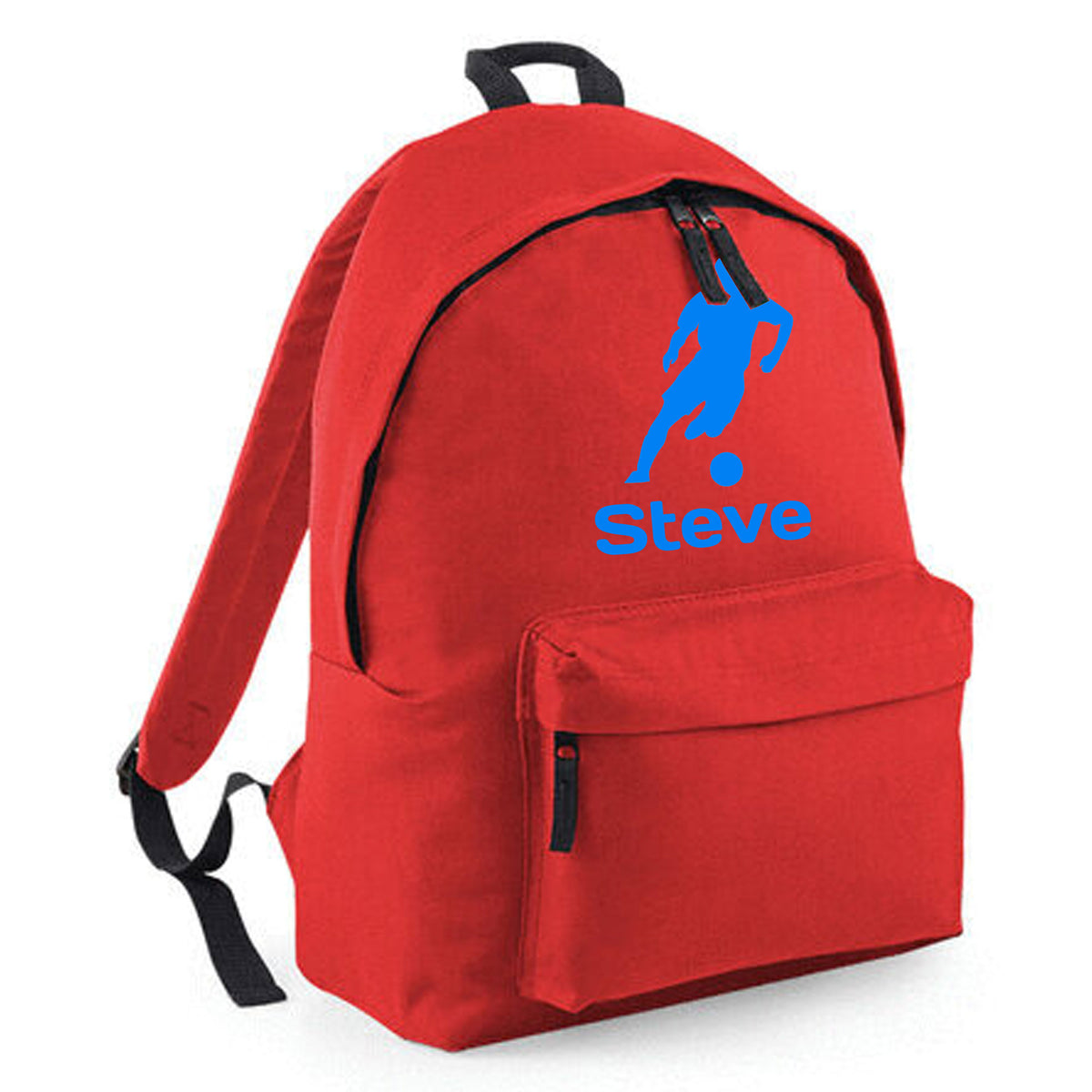Personalised Footballer Backpack | Kids School Bag with Name
