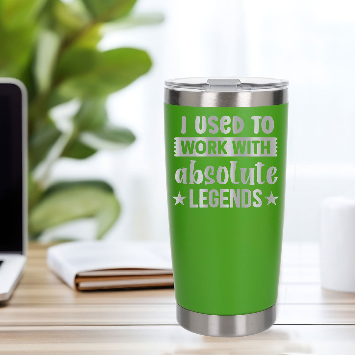 I Used to Work with Absolute Legends Engraved Stainless Steel Thermal Cup 500ml