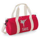 Personalised Karate Kick Barrel Bag | Kids Sports Holdall with Name