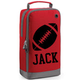 Rugby Boot Bag or Shoe Bag – Personalised with Name | Rugby Ball Design